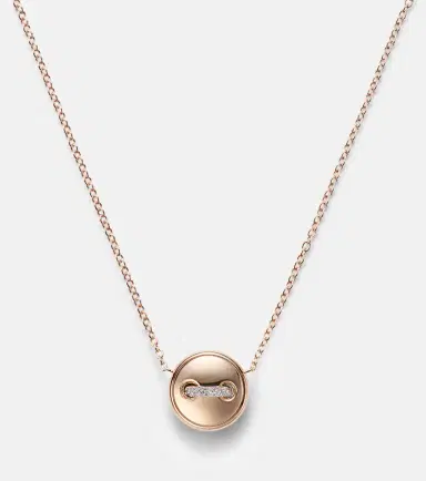 Pomellato Pom Pom Dot 18kt rose gold pendant necklace with turquoise and diamonds | Thumbnail 4 Pomellato Pom Pom Dot 18kt rose gold pendant necklace with turquoise and diamonds | Thumbnail 4