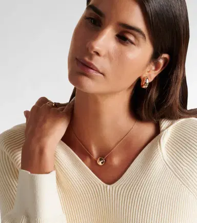 Pomellato Pom Pom Dot 18kt rose gold pendant necklace with turquoise and diamonds | Thumbnail 6 Pomellato Pom Pom Dot 18kt rose gold pendant necklace with turquoise and diamonds | Thumbnail 6