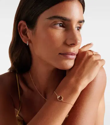 Pomellato Together 18kt rose gold chain bracelet with diamonds | Thumbnail 3
