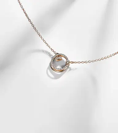 Pomellato Together 18kt rose gold chain bracelet with diamonds | Thumbnail 4