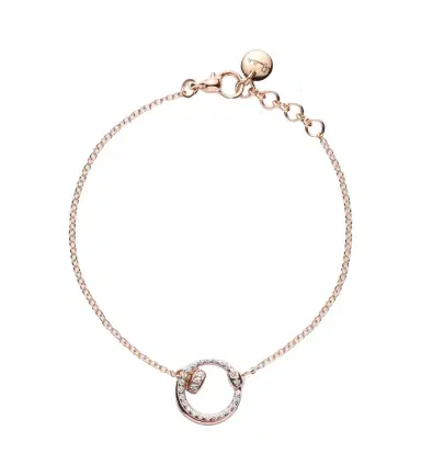 Pomellato Together 18kt rose gold chain bracelet with diamonds | Thumbnail 1