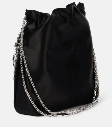 Roger Vivier Pilgrim Mini embellished satin bucket bag | Thumbnail 2