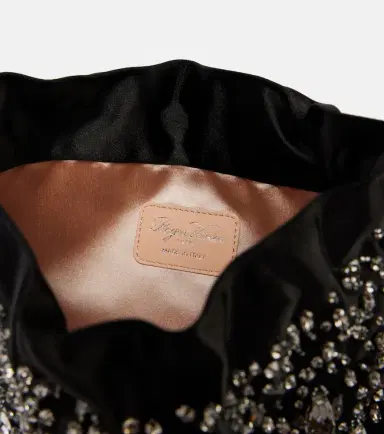 Roger Vivier Pilgrim Mini embellished satin bucket bag | Thumbnail 3