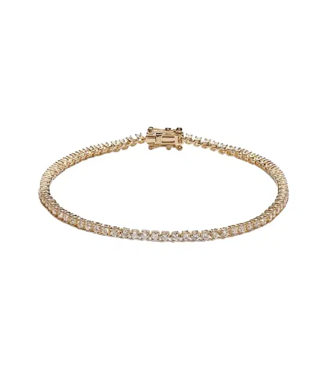 Anita Ko Hepburn 18kt gold tennis bracelet with diamonds