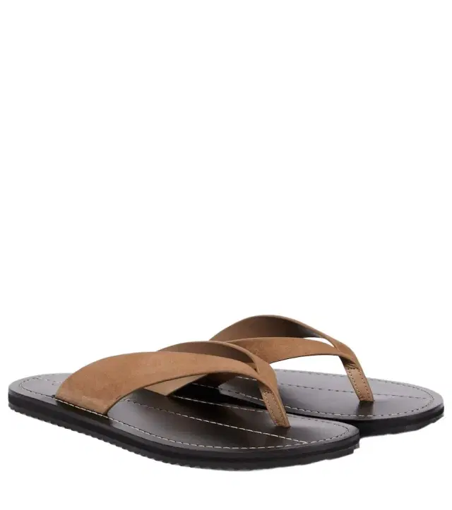 A.Emery A. Emery Flora suede thong sandals