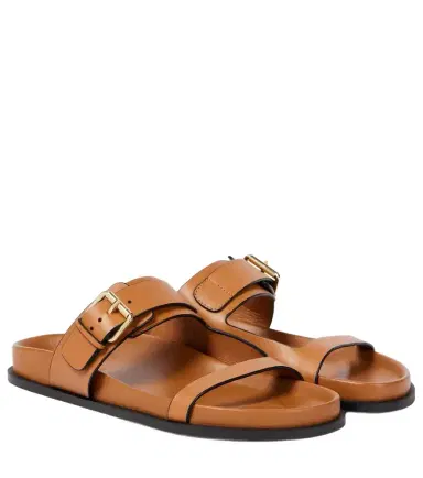 A Emery A. Emery Prince leather slides | Thumbnail 1