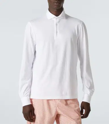 Fedeli Zero cotton jersey polo shirt | Thumbnail 6