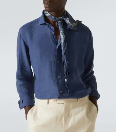 Fedeli Nick linen shirt | Thumbnail 4