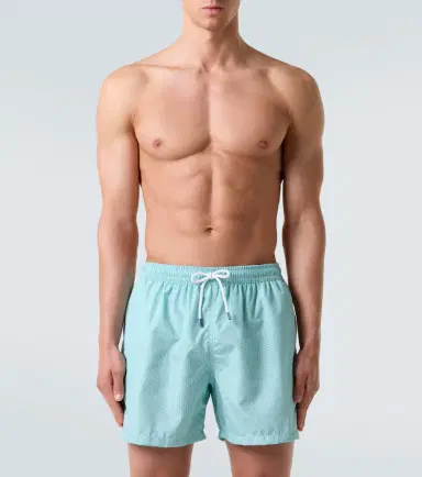 Fedeli Madeira printed swim trunks | Thumbnail 4