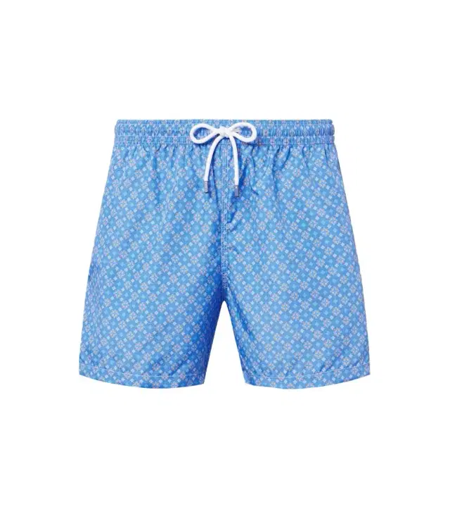 Madeira floral swim trunks