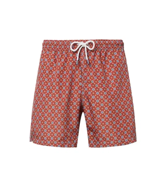 Madeira floral swim trunks