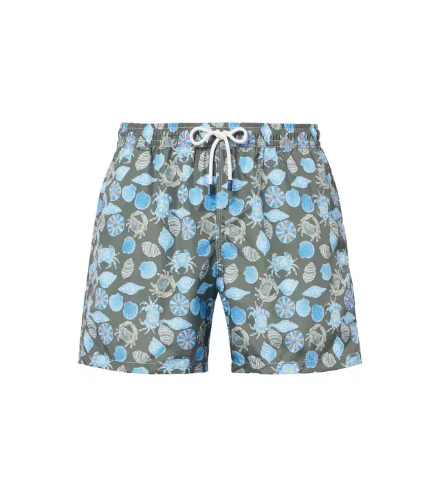 Madeira printed swim trunks