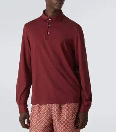 Fedeli Zero cotton jersey polo shirt | Thumbnail 3