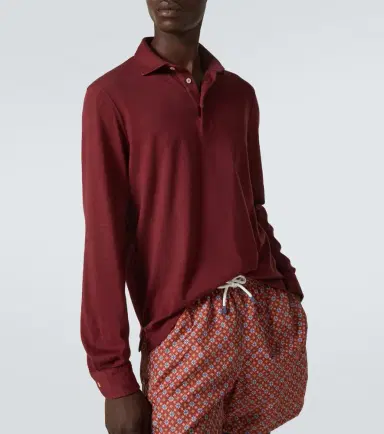 Fedeli Zero cotton jersey polo shirt | Thumbnail 5