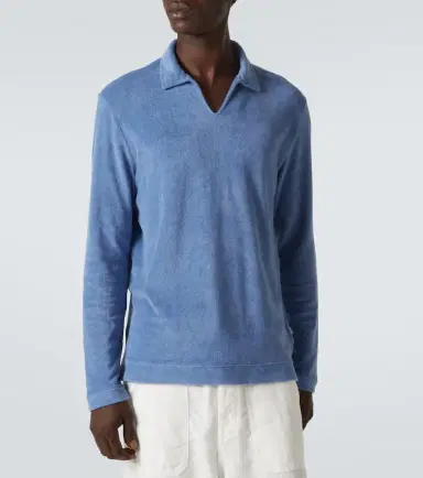 Fedeli Peter cotton terry polo shirt | Thumbnail 2