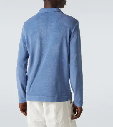 Fedeli Peter cotton terry polo shirt | Thumbnail 4