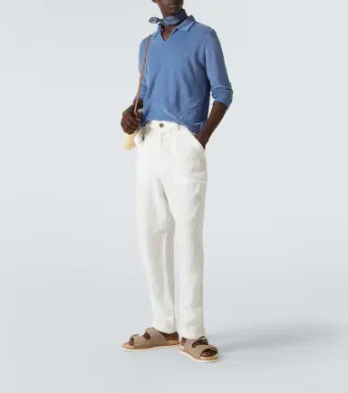 Fedeli Peter cotton terry polo shirt | Thumbnail 5