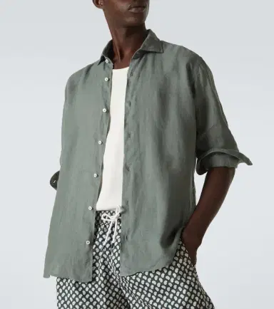 Fedeli Nick linen shirt | Thumbnail 5
