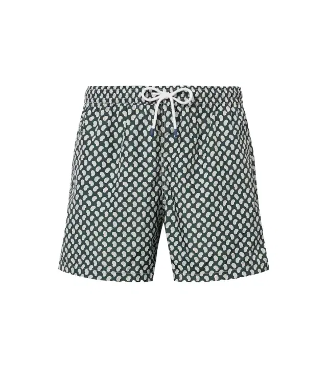 Madeira paisley swim trunks