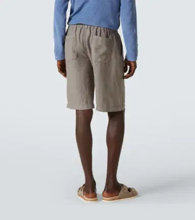 Fedeli Vico linen Bermuda shorts | Thumbnail 5