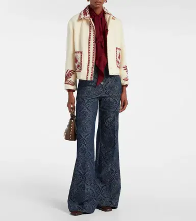 Etro Embroidered wool bouclé jacket | Thumbnail 3