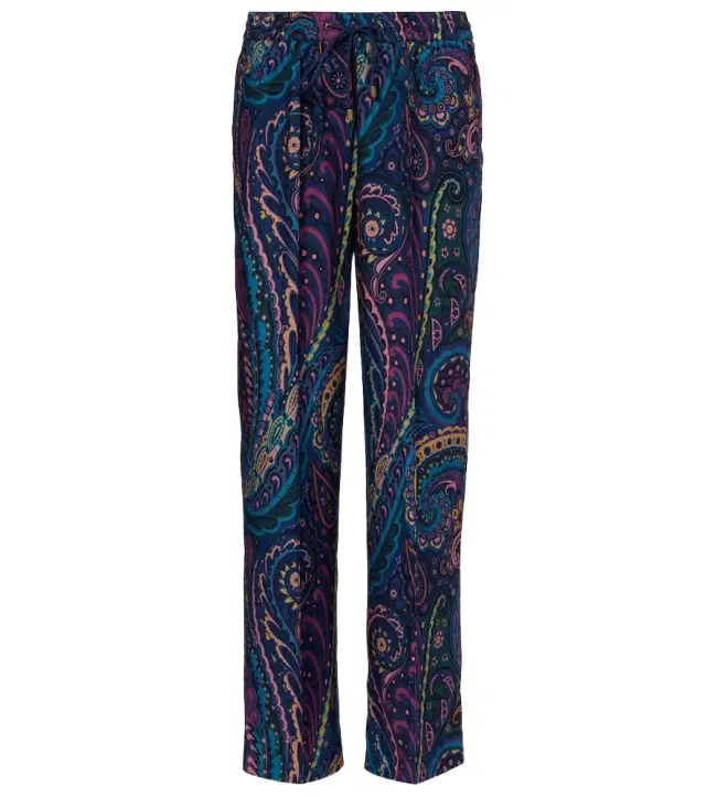 Etro Printed straight pants