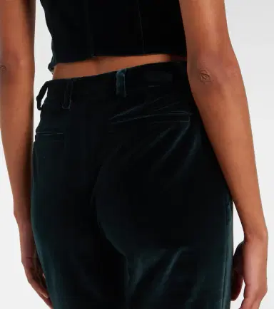 Etro Cotton velvet flared pants | Thumbnail 5