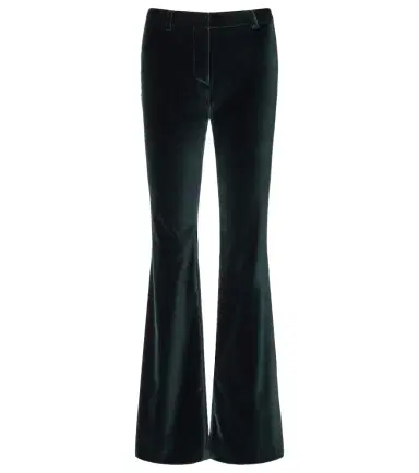 Etro Cotton velvet flared pants | Thumbnail 1