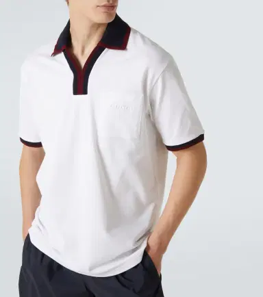 Gucci Cotton piqué polo shirt | Thumbnail 3