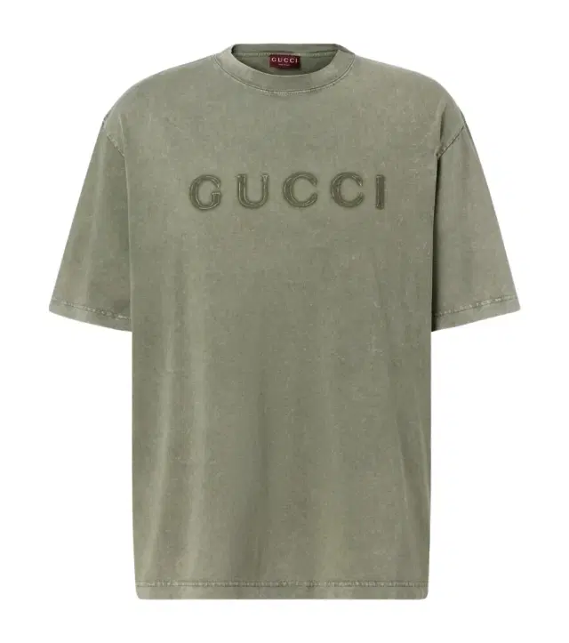 Distressed logo cotton T-shirt