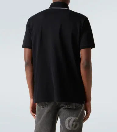 Gucci Logo cotton-blend piqué polo shirt | Thumbnail 2 Gucci Logo cotton-blend piqué polo shirt | Thumbnail 2