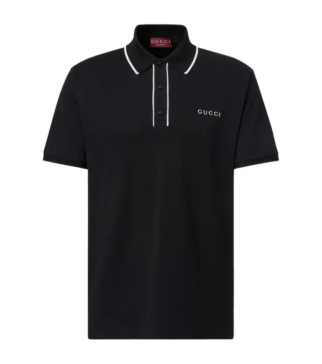 Logo cotton-blend piqué polo shirt