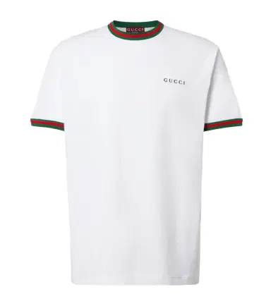 Gucci Webstripe logo cotton jersey T-shirt | Thumbnail 1