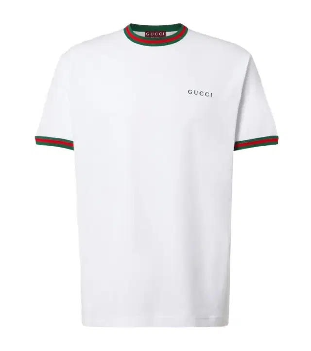 Webstripe logo cotton jersey T-shirt