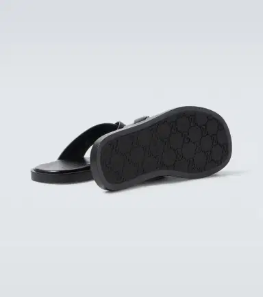 Gucci Leather slides | Thumbnail 2