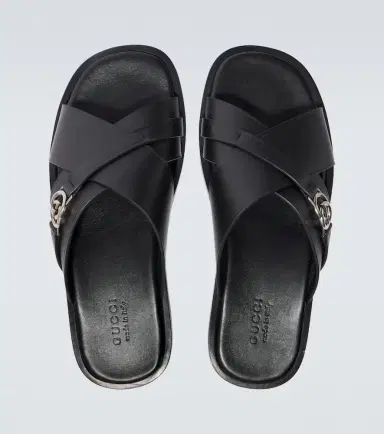 Gucci Leather slides | Thumbnail 6