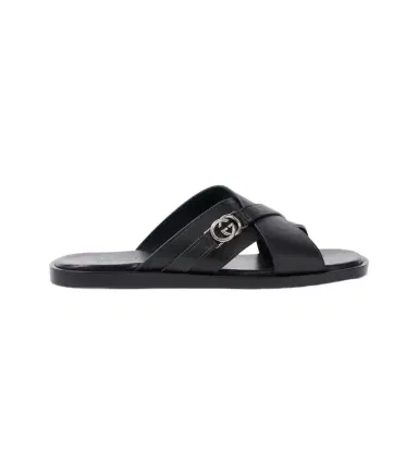 Gucci Leather slides | Thumbnail 1