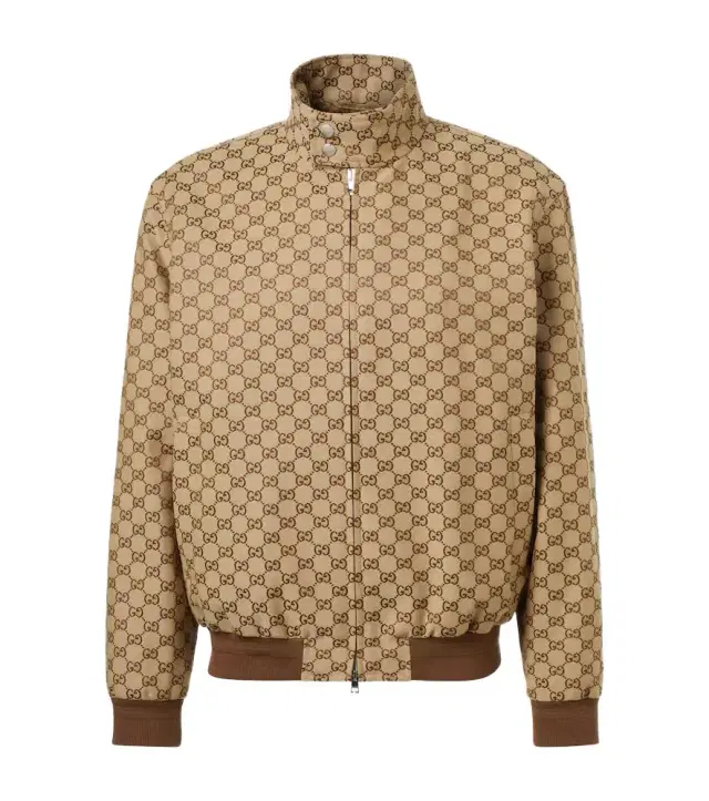 GG Canvas bomber jacket