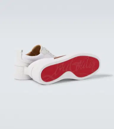 Christian Louboutin Retero leather-trimmed canvas sneakers | Thumbnail 3 Christian Louboutin Retero leather-trimmed canvas sneakers | Thumbnail 3