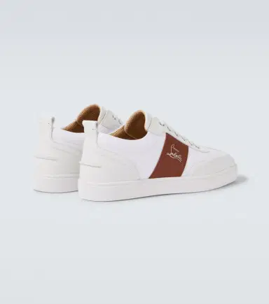 Christian Louboutin Retero leather-trimmed canvas sneakers | Thumbnail 5 Christian Louboutin Retero leather-trimmed canvas sneakers | Thumbnail 5