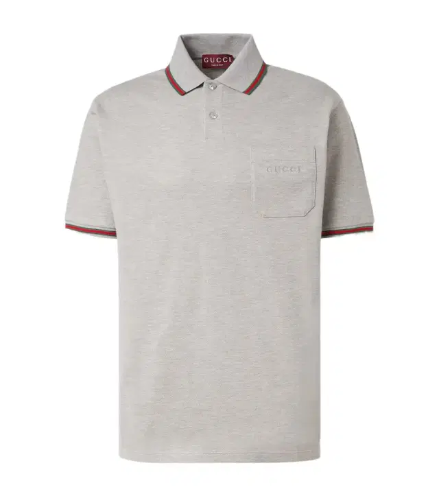 Web Stripe cotton-blend polo shirt