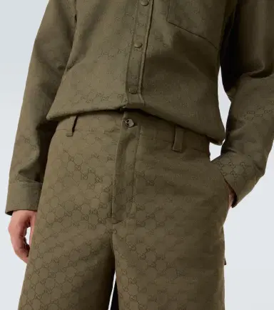 Gucci GG cotton-blend Bermuda shorts | Thumbnail 2 Gucci GG cotton-blend Bermuda shorts | Thumbnail 2