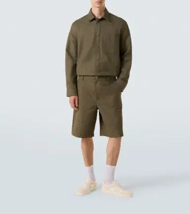 Gucci GG cotton-blend Bermuda shorts | Thumbnail 4 Gucci GG cotton-blend Bermuda shorts | Thumbnail 4