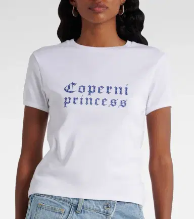 Coperni x Disney Princess cotton jersey T-shirt | Thumbnail 5