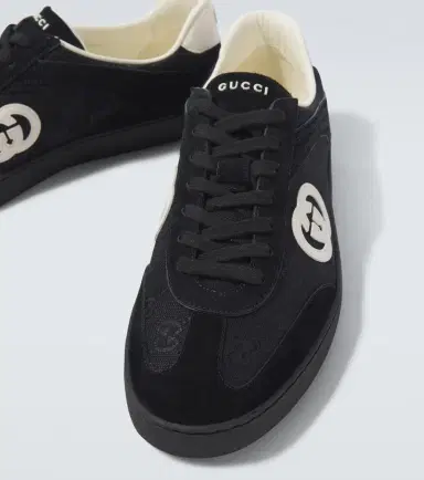 Gucci G75 suede and canvas sneakers | Thumbnail 4 Gucci G75 suede and canvas sneakers | Thumbnail 4
