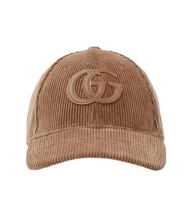 Double G cotton corduroy baseball cap