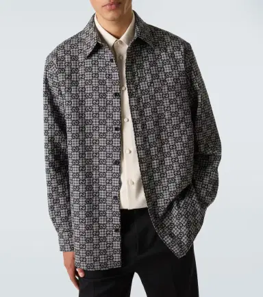 Gucci GG checked wool and cotton shirt | Thumbnail 7 Gucci GG checked wool and cotton shirt | Thumbnail 7