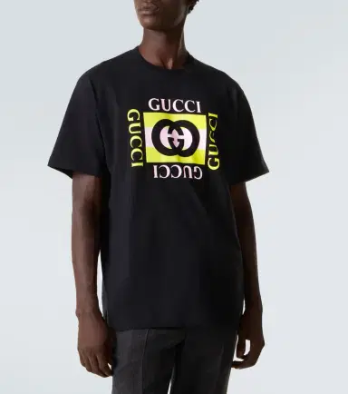 Gucci Logo cotton jersey T-shirt | Thumbnail 3