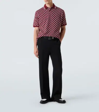 Gucci GG cotton piqué jacquard polo shirt | Thumbnail 5 Gucci GG cotton piqué jacquard polo shirt | Thumbnail 5