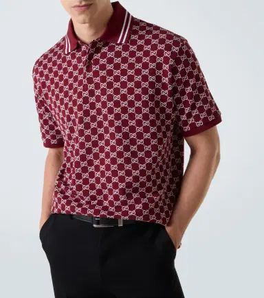 Gucci GG cotton piqué jacquard polo shirt | Thumbnail 6 Gucci GG cotton piqué jacquard polo shirt | Thumbnail 6